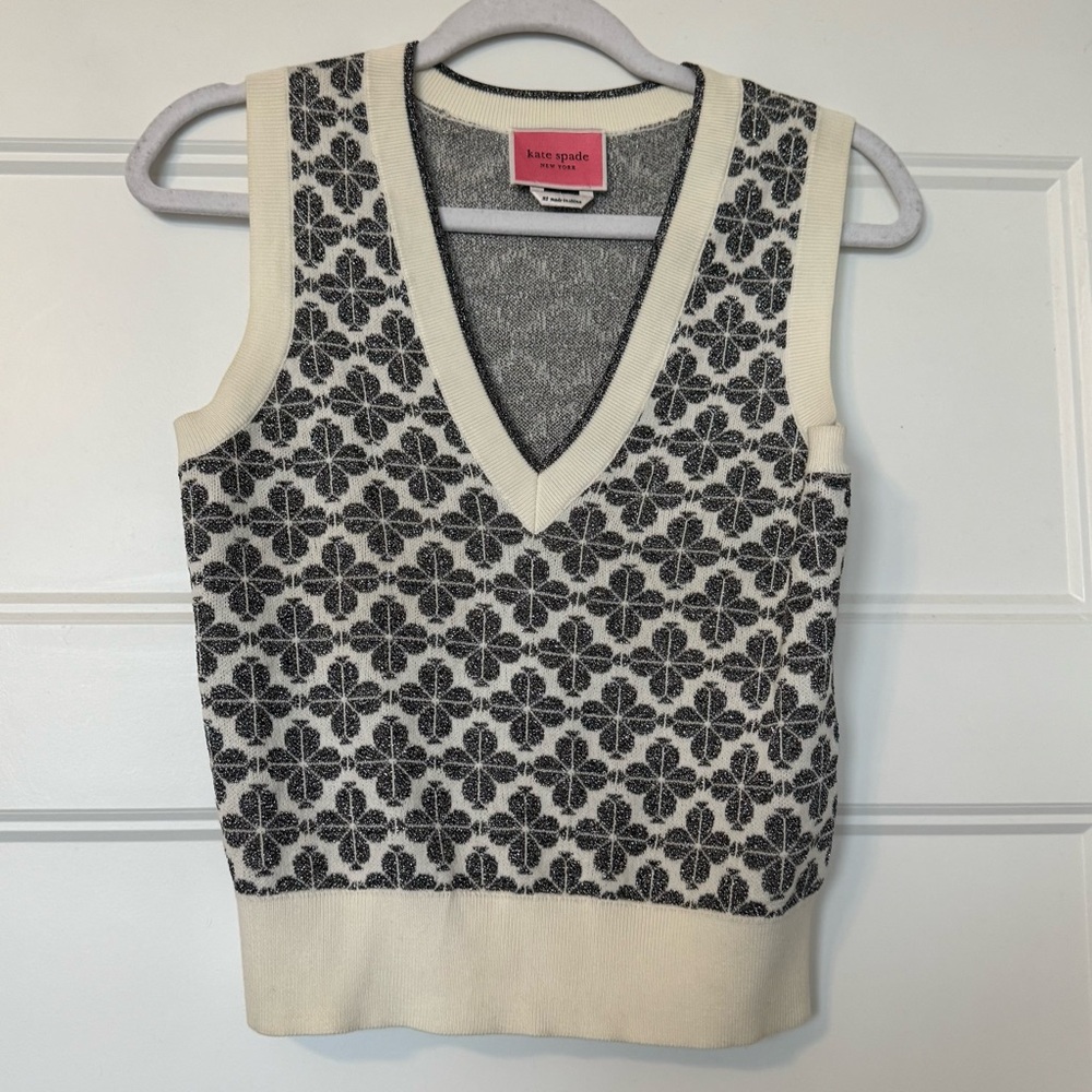 Kate Spade Flower Sweater Vest